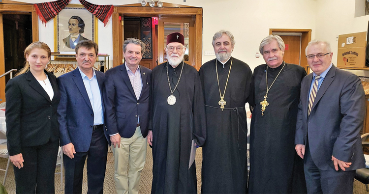 Meeting The Most Reverend Dr. NATHANIEL (Popp), Archbishop of Detroit of The Romanian Orthodox Episcopate of America