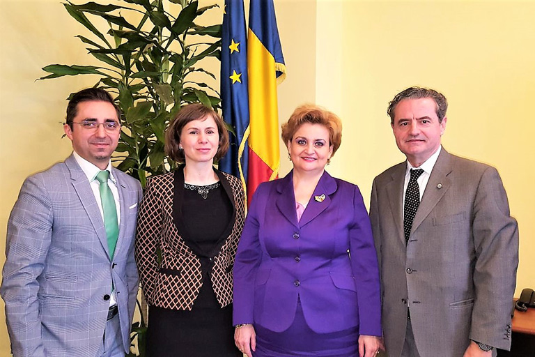 Meeting Minister of the Environment Gratiela Leocadia Gavrilescu