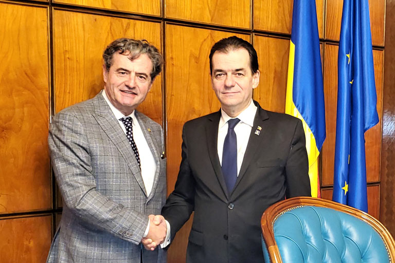 RABC President Meets with Romanian PM Ludovic Orban
