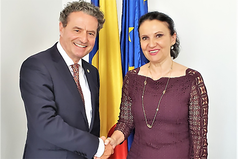 Meeting with the Minister of Health of Romania, Mrs. Sorina Pintea