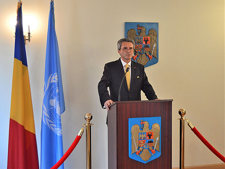 România își onorează ziua de naștere la misiunea ONU din New York