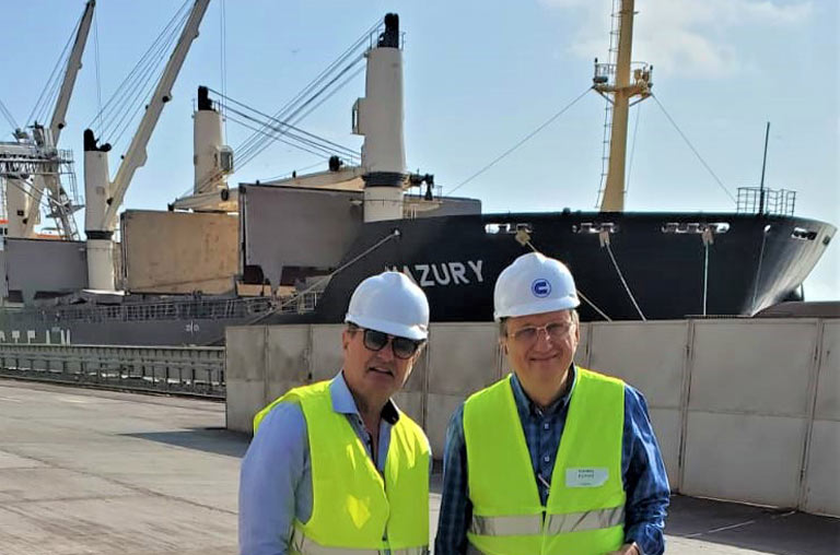 Președintele RABC în vizită la cel mai mare terminal specializat în operarea materiilor prime solide din Europa