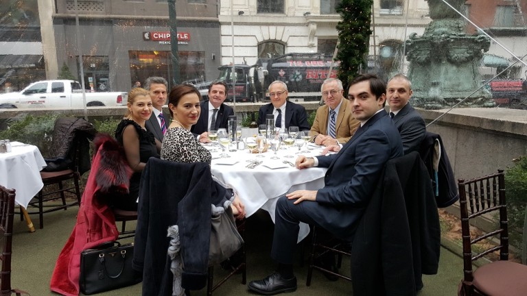 Lunch with H.E. Ion Jinga, Romanian Ambassador to the United Nations, New York